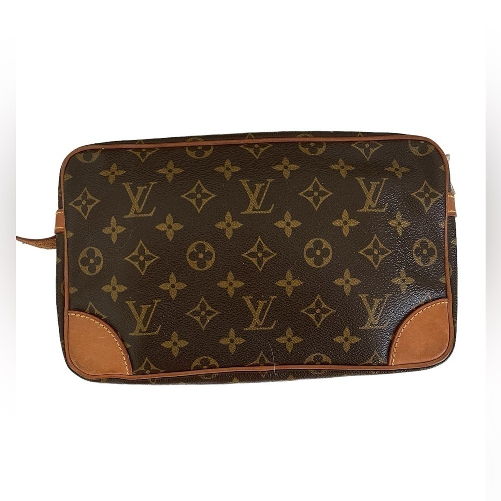Louis Vuitton Toiletry Clutch Unisex Monogram Compiegne 28 Circa 1985 - Picture 2 of 16